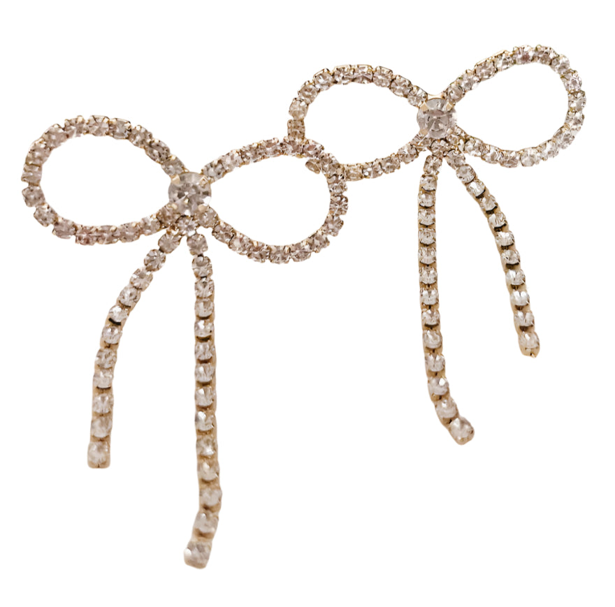 Crystal Bow Earring | LOU & CO
