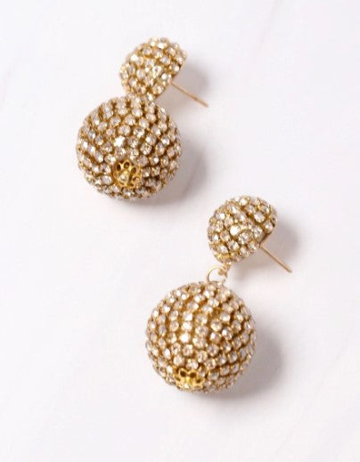 Discomania CZ Earrings | CAROLINE HILL
