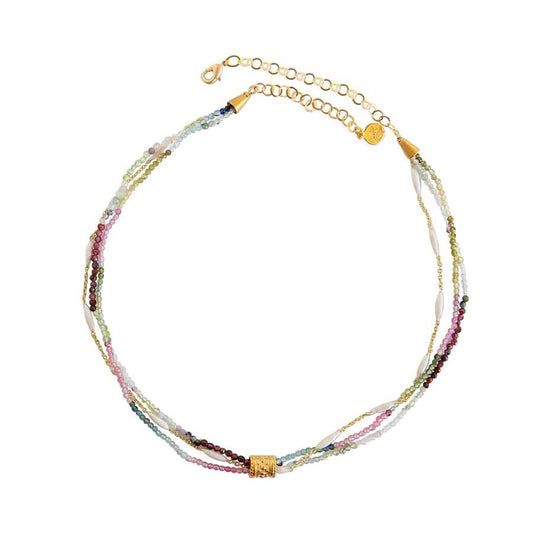 Chiffon Multi Strand Necklace | CATHERINE PAGE