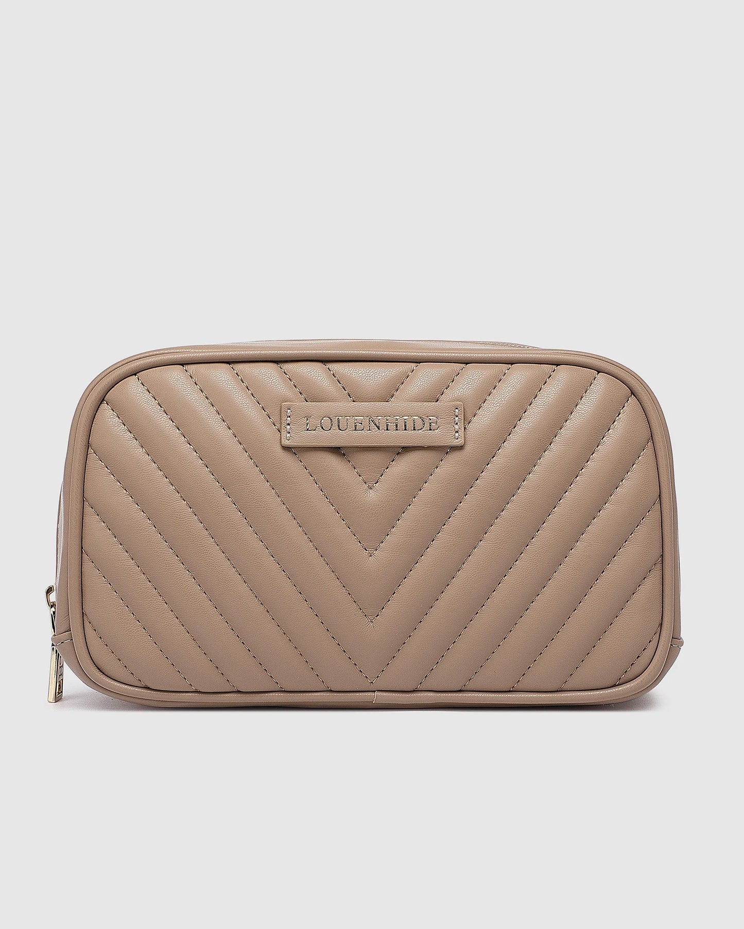 Lacey Quilted Makeup Bag | LOUENHIDE