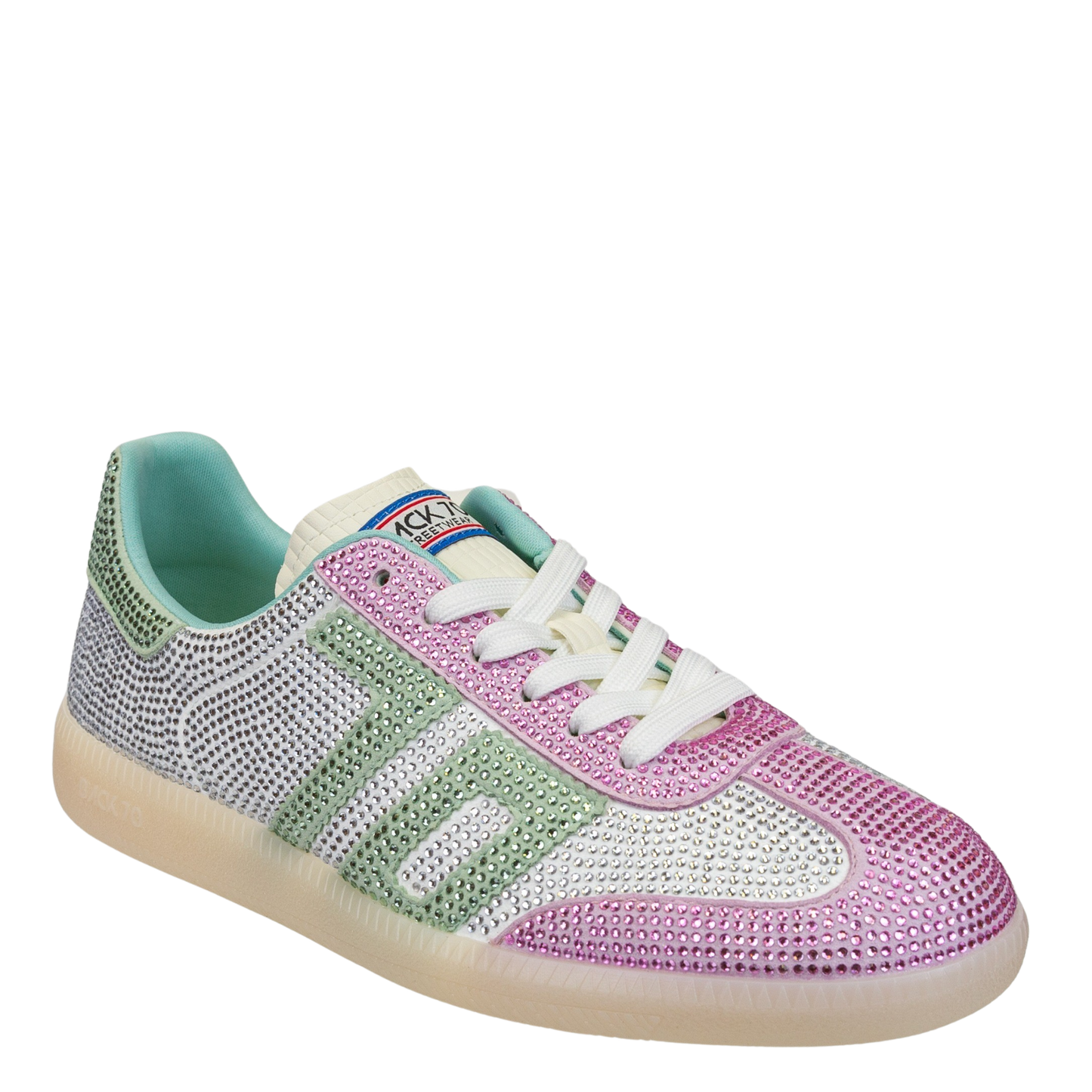 BACK 70 - SIRIO 2506 in PINK LIGHT GREEN Sneakers