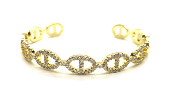 AC Pave Bit Cuff | ACCESSORY CONCIERGE
