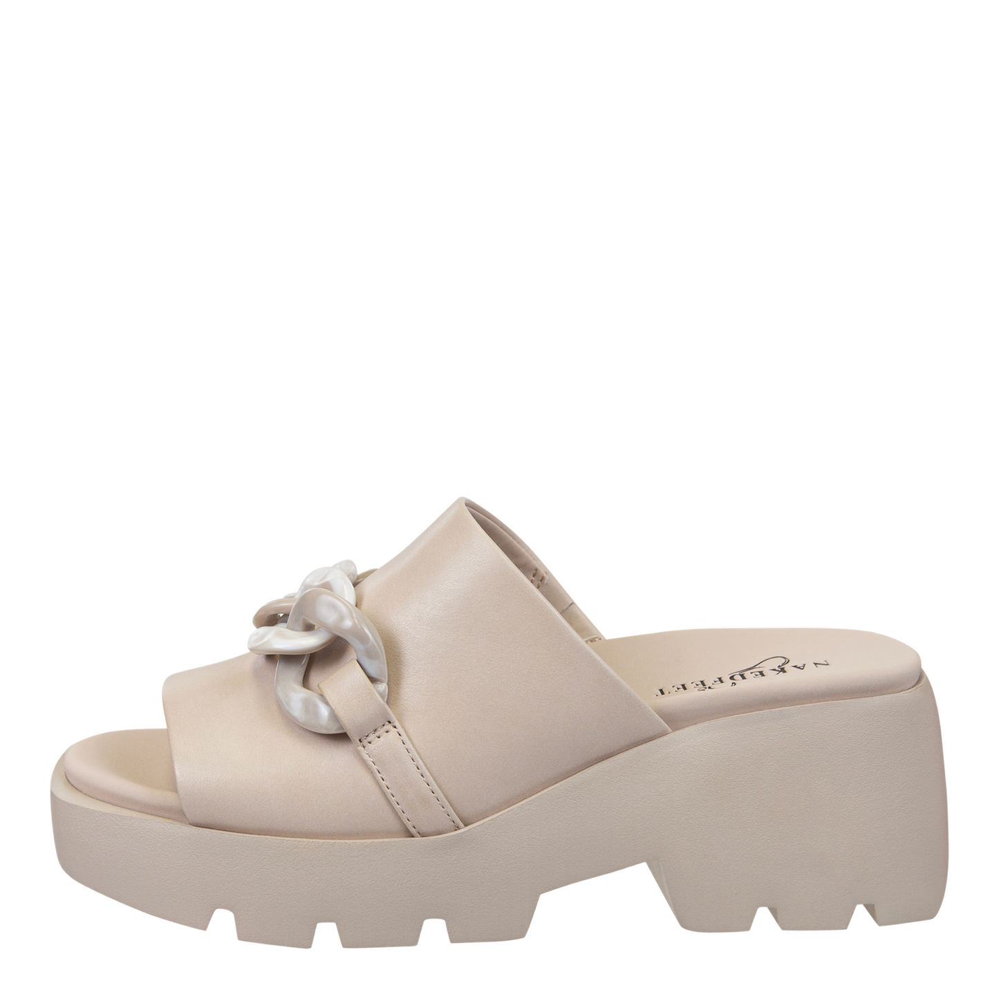 NAKED FEET - ISO in BEIGE Platform Sandals