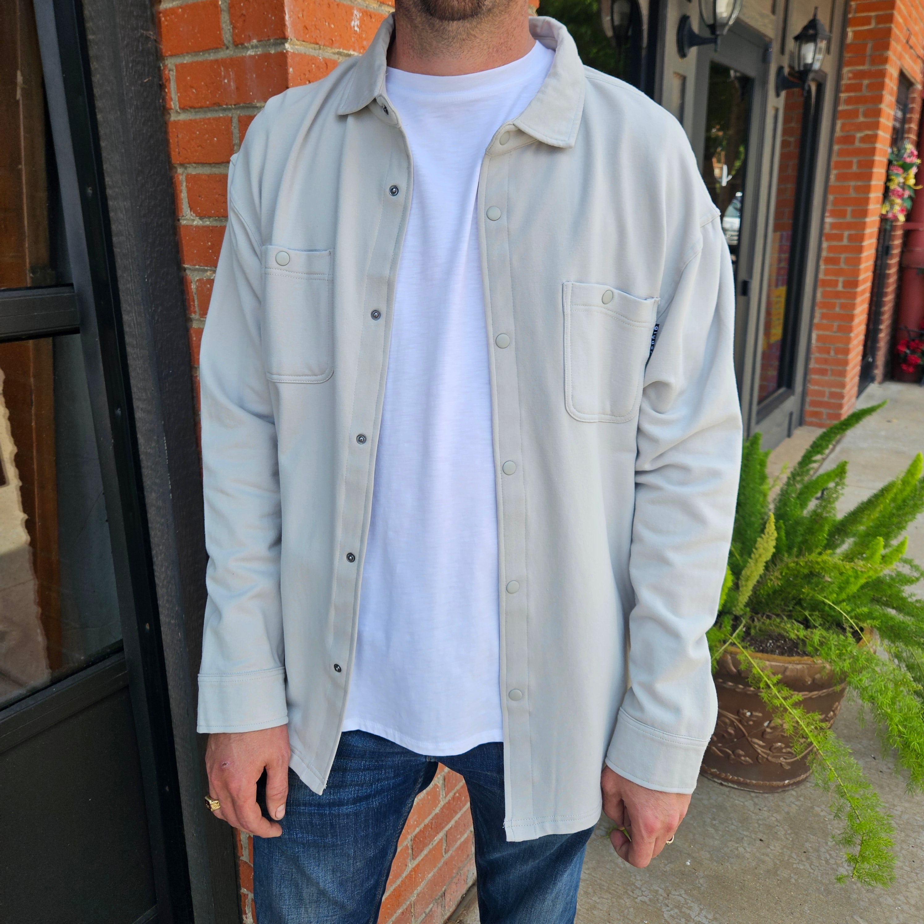 Trek Button Front Shirt | GLYDER Mens