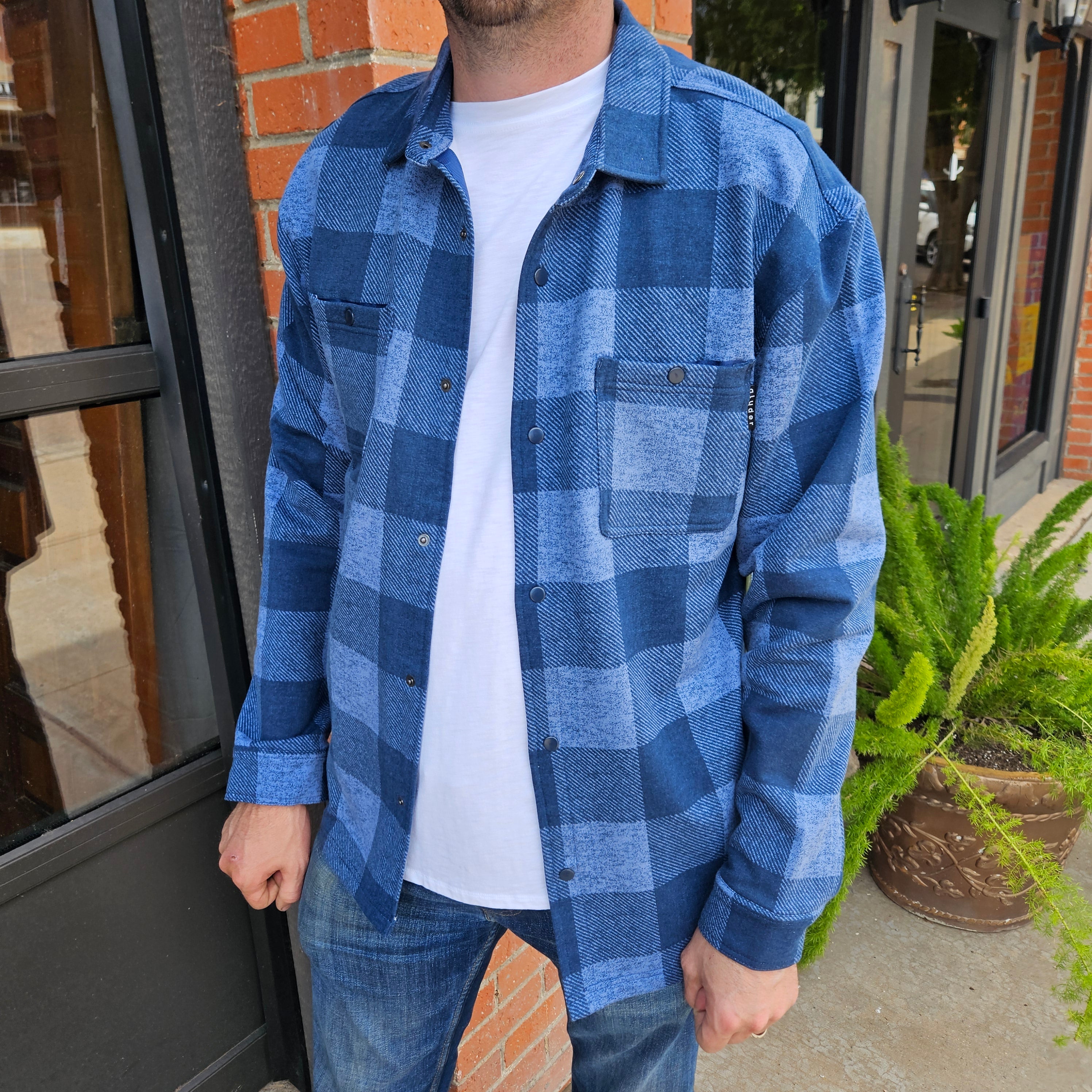 Trek Button Front Shirt | GLYDER Mens