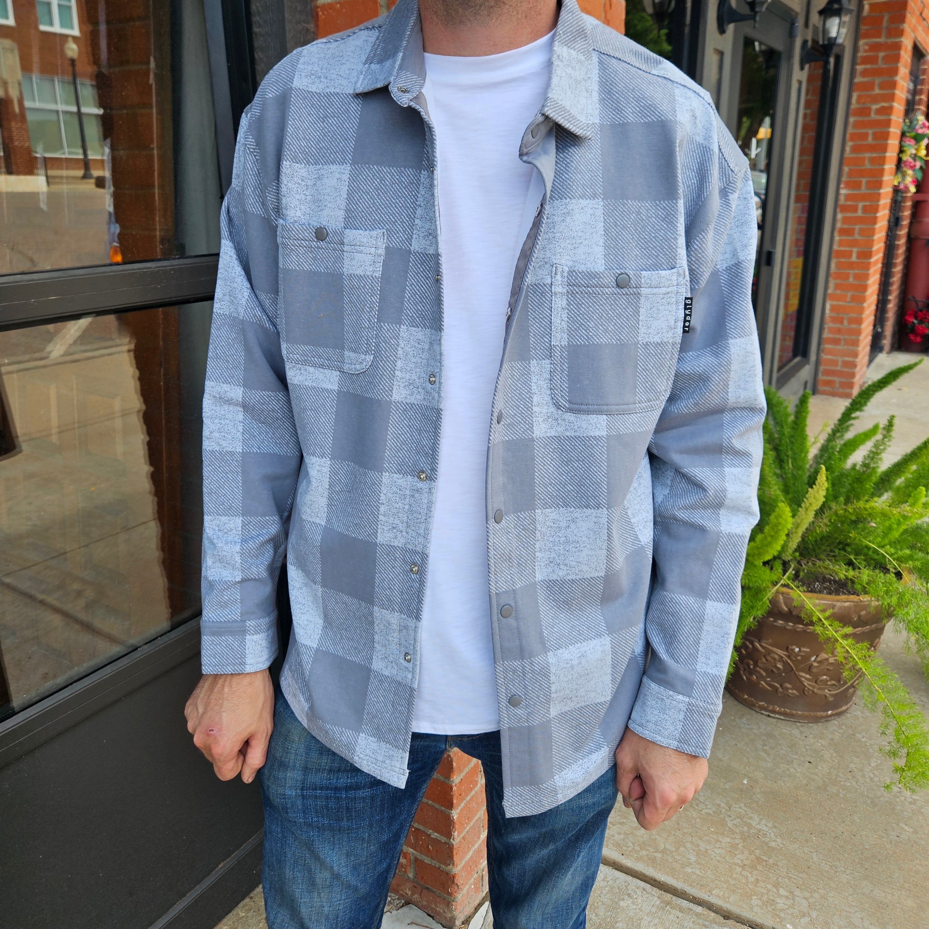 Trek Button Front Shirt | GLYDER Mens