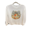 Polka Dot Bow Pumpkin Sweatshirt | LOVESOFT