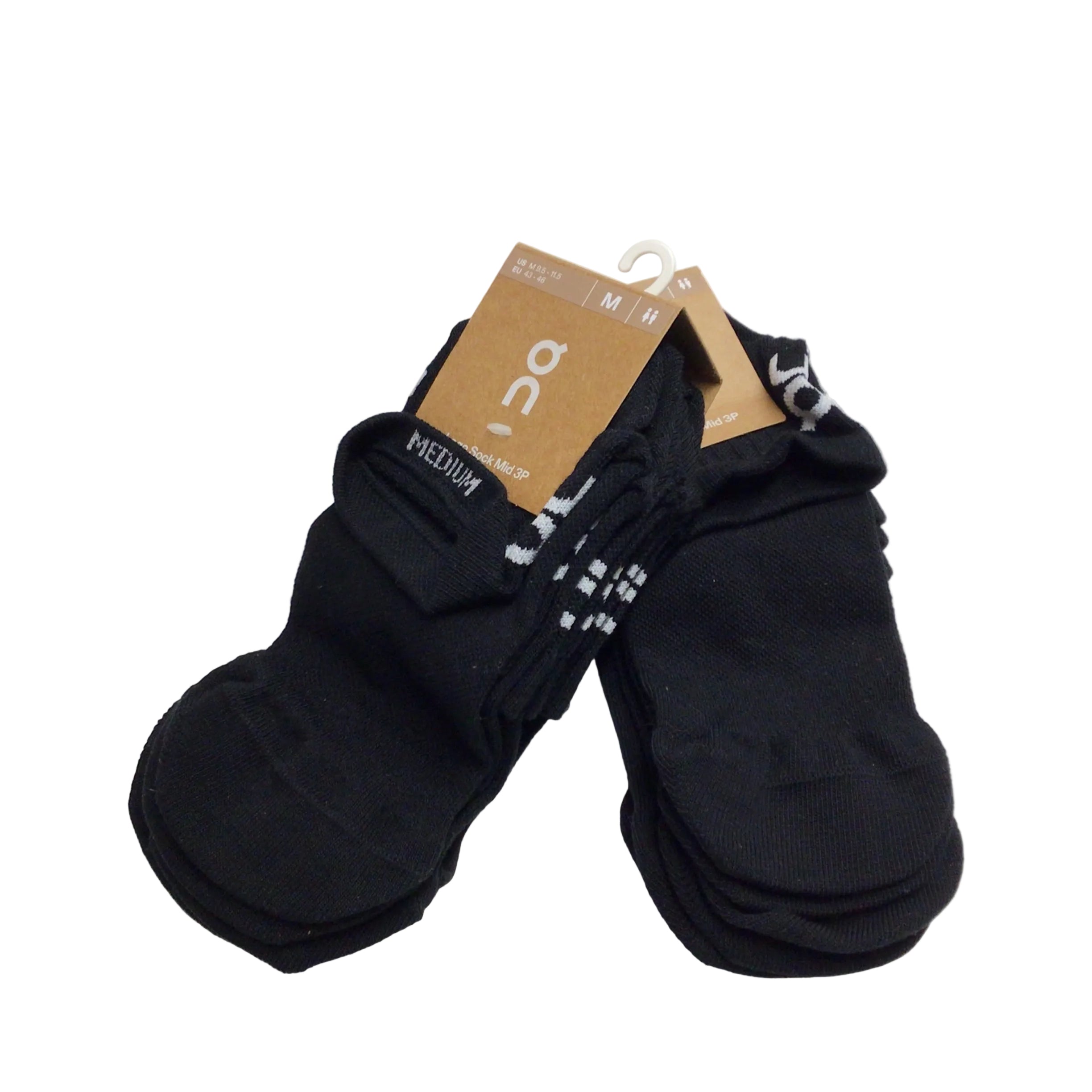 Logo Sock Mid 3P Unisex | ON RUNNING