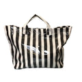 Glossy Striped Tote Bag | LITTLE DAISY CLOSET