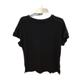 Backstitch Stripe Knit SS T-Shirt | LOVESOFT