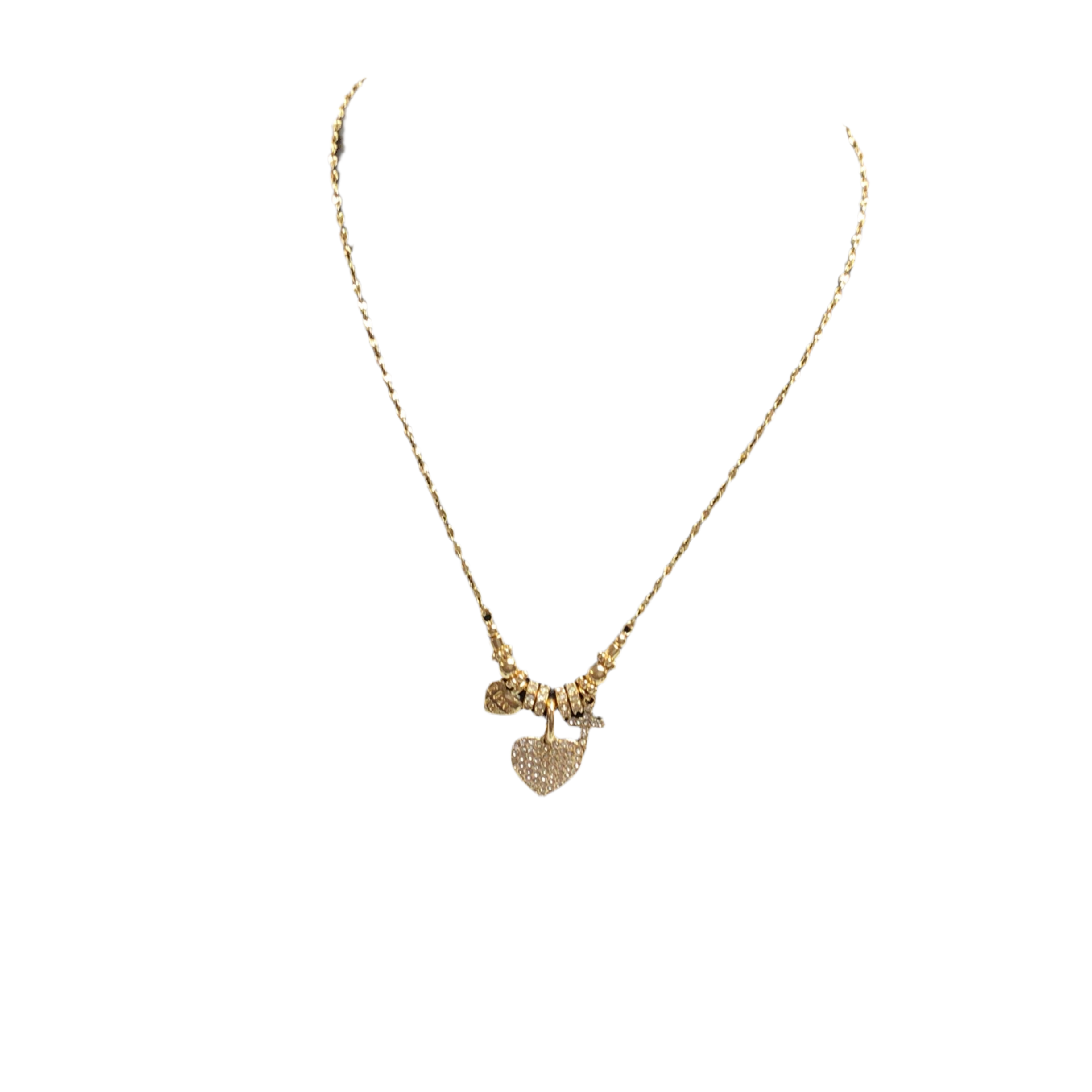 Pristine Pave Heart Necklace | CAROLINE HILL