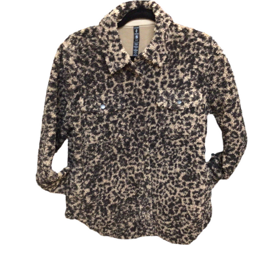 On-The-Go Cheetah Sherpa Shacket | SKECHERS Apparel