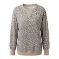 Leopard Color Block Sweatshirt | LITTLE DAISY CLOSET