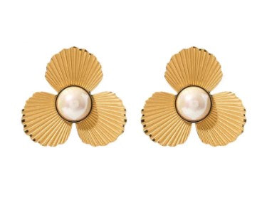 AC Petals and Pearls Earrings | ACCESSORY CONCIERGE