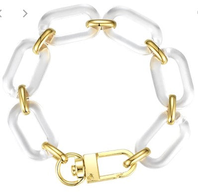 AC Lucite Link Bracelet | ACCESSORY CONCIERGE