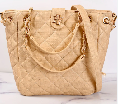 Tanya Quilted Tote | CAROLINE HILL