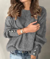 Button Up Sweater | LILY CLOTHING