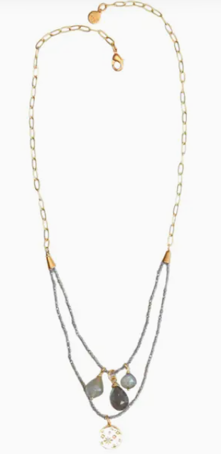 Organza Double Strand Necklace | CATHERINE PAGE