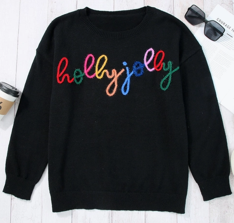 Holly Jolly Tinsel Sweatshirt | PRETTY BASH