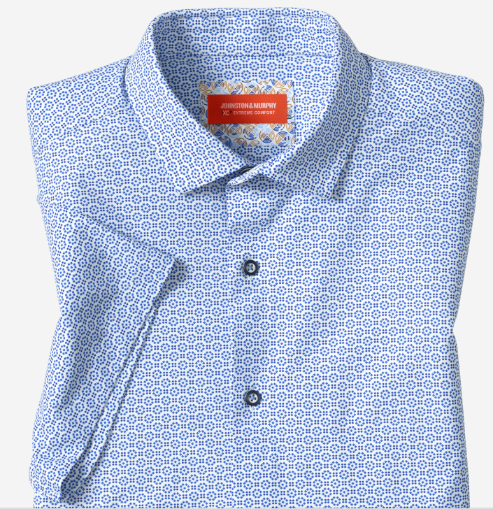 XC+ Motion SS Print Knit Shirt | JOHNSTON MURPHY