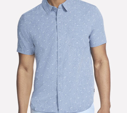 GoWalk Air Printed Shirt | SKECHERS Mens
