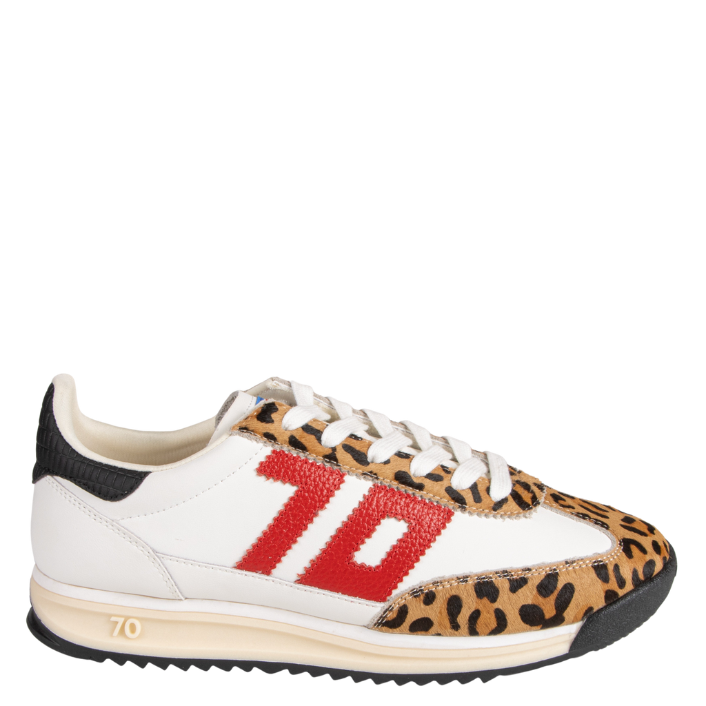 BACK 70 - BARKLEY STRIKE in WHITE PONY CAMEL Sneakers