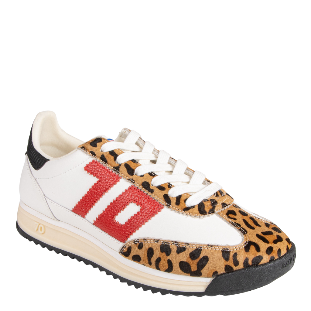 BACK 70 - BARKLEY STRIKE in WHITE PONY CAMEL Sneakers