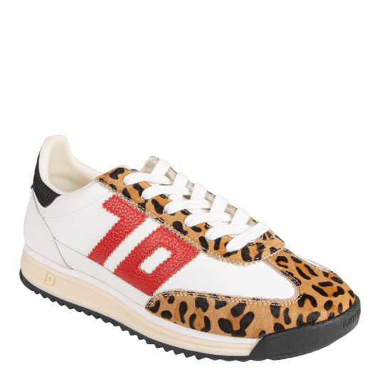 BACK 70 - BARKLEY STRIKE in WHITE PONY CAMEL Sneakers