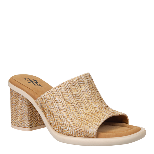 OTBT - BRAVURA in RAFFIA Heeled Sandals