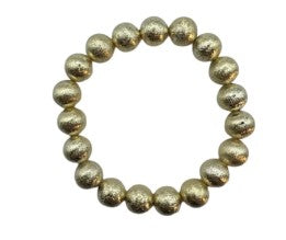 AC Brushed Metal Bead Bracelet | ACCESSORY CONCIERGE