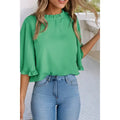 Frilly Round Neck Blouse | LDC