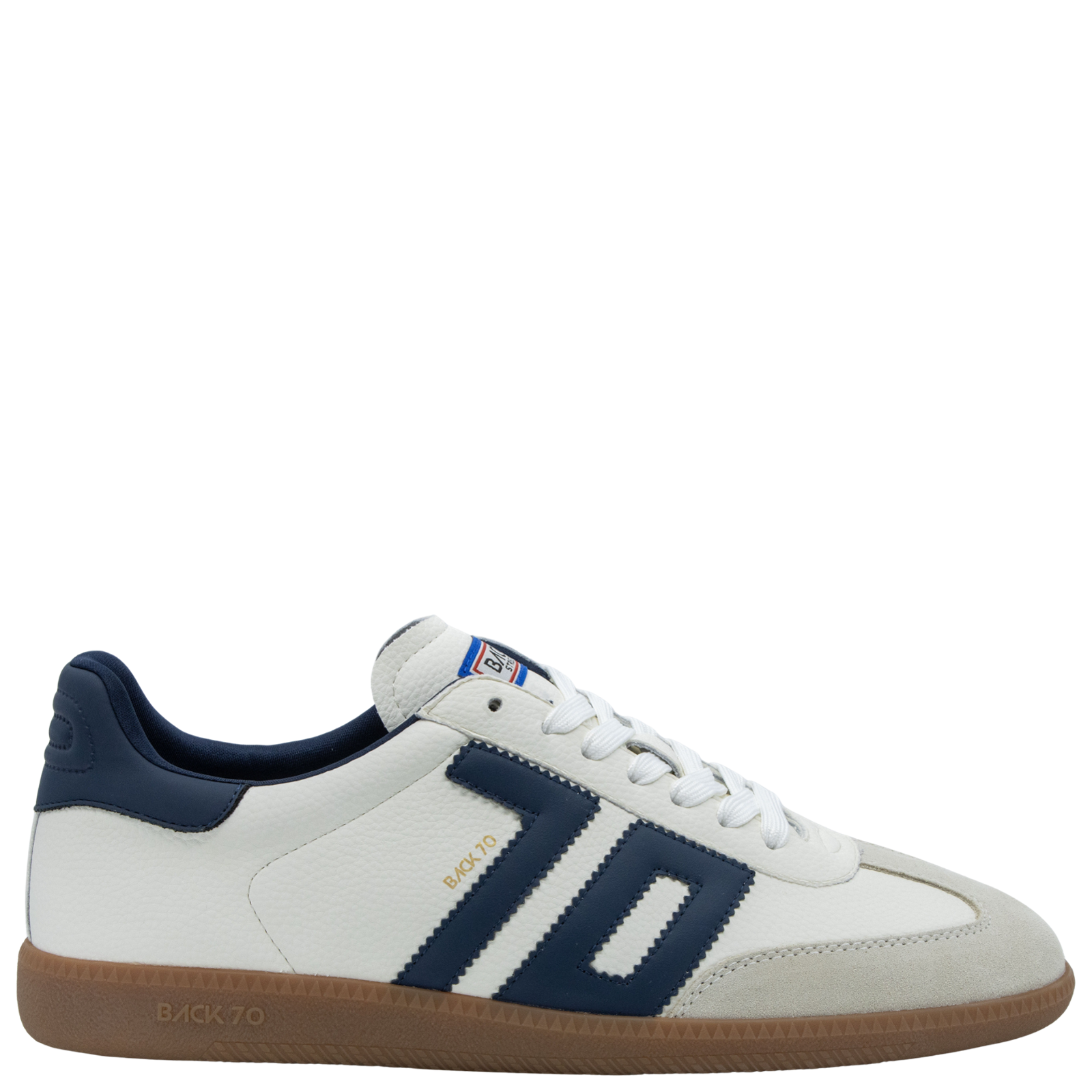 BACK 70 - CLOUD 600 in WHITE NAVY Sneakers