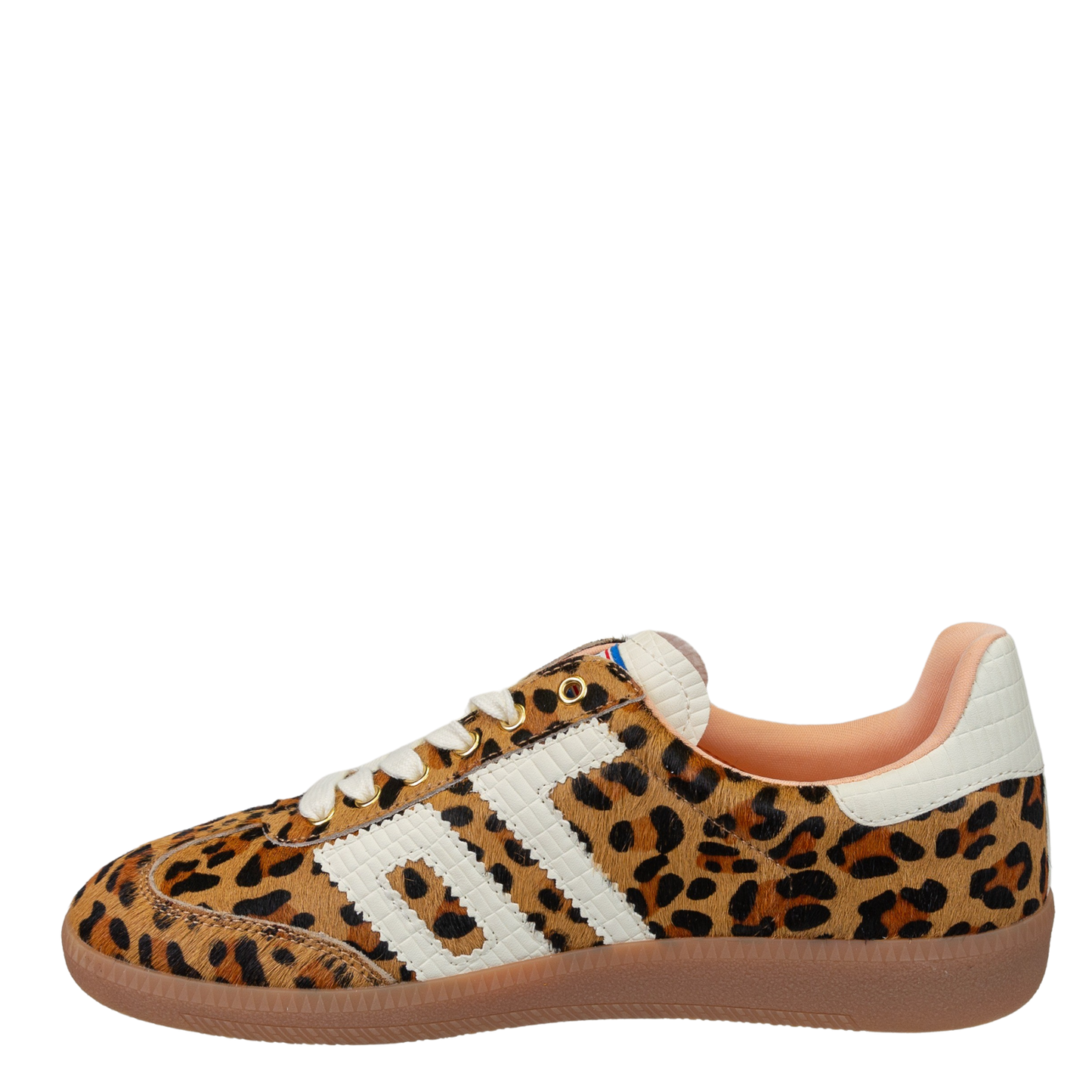 BACK 70 - CLOUD in LEOPARD CAMEL WHITE Sneakers