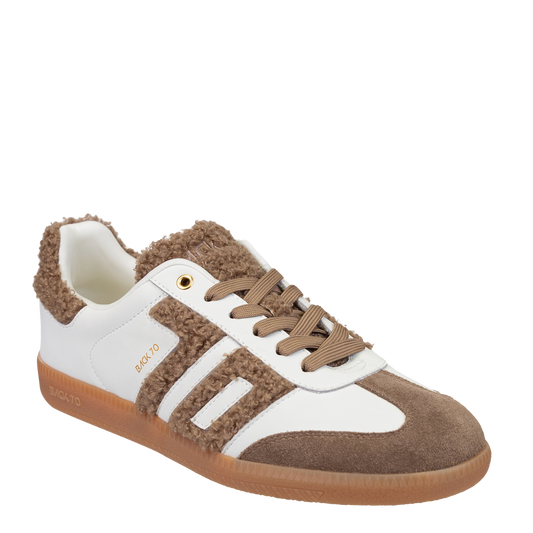 BACK 70 - CLOUD in WHITE BROWN Sneakers