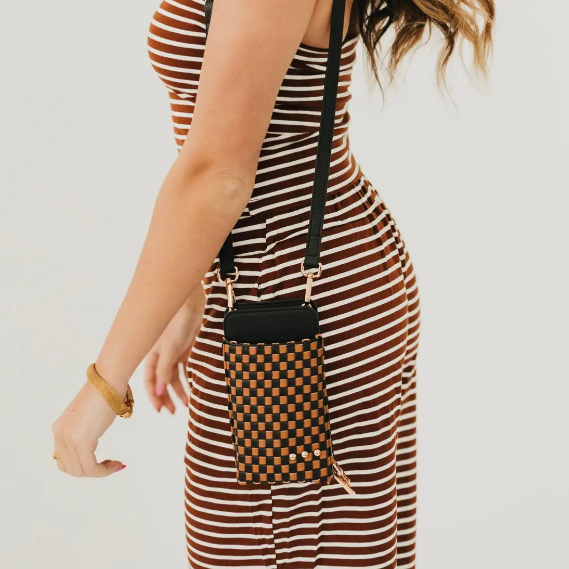 Woven Double Duty Phone Bag