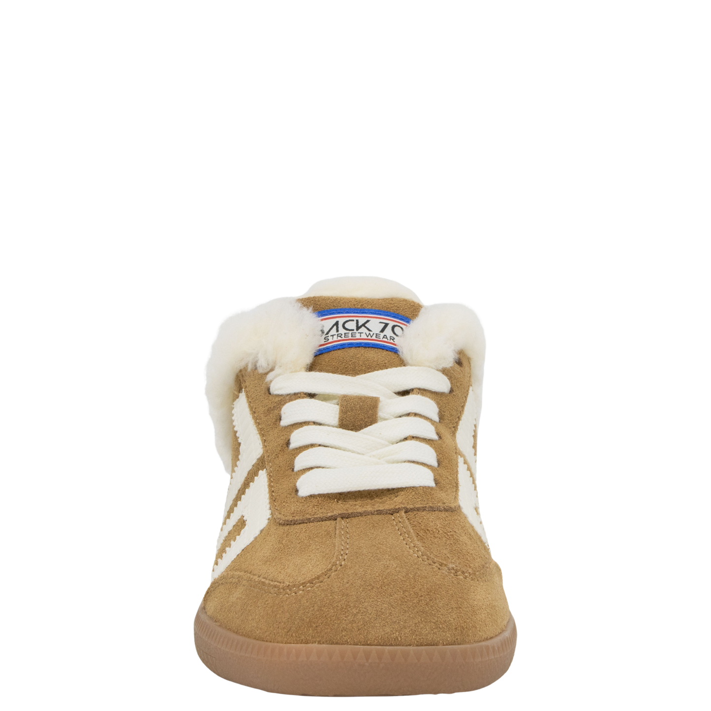 BACK 70 - EASTER FL in TOBACCO WHITE Backless Sneakers