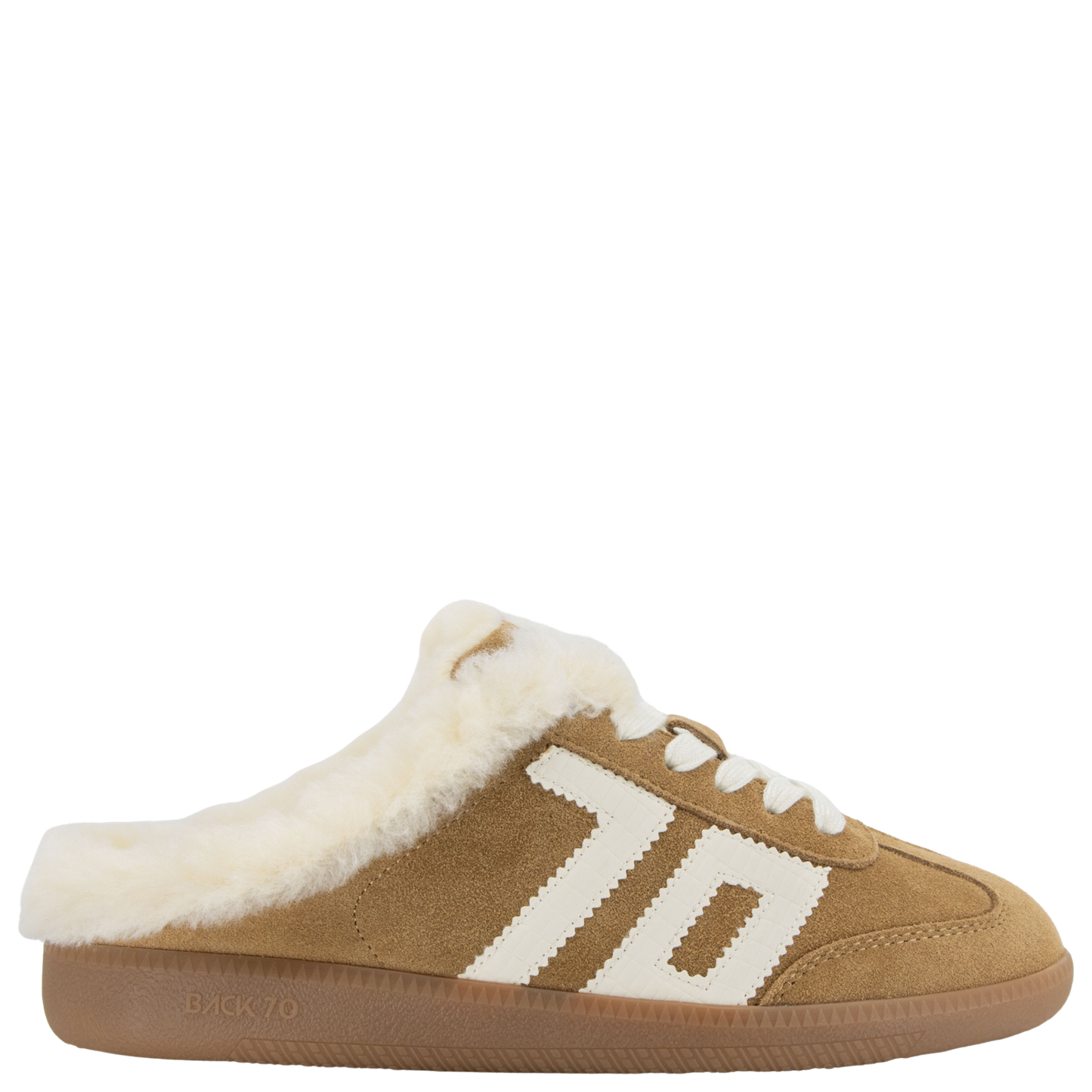 BACK 70 - EASTER FL in TOBACCO WHITE Backless Sneakers