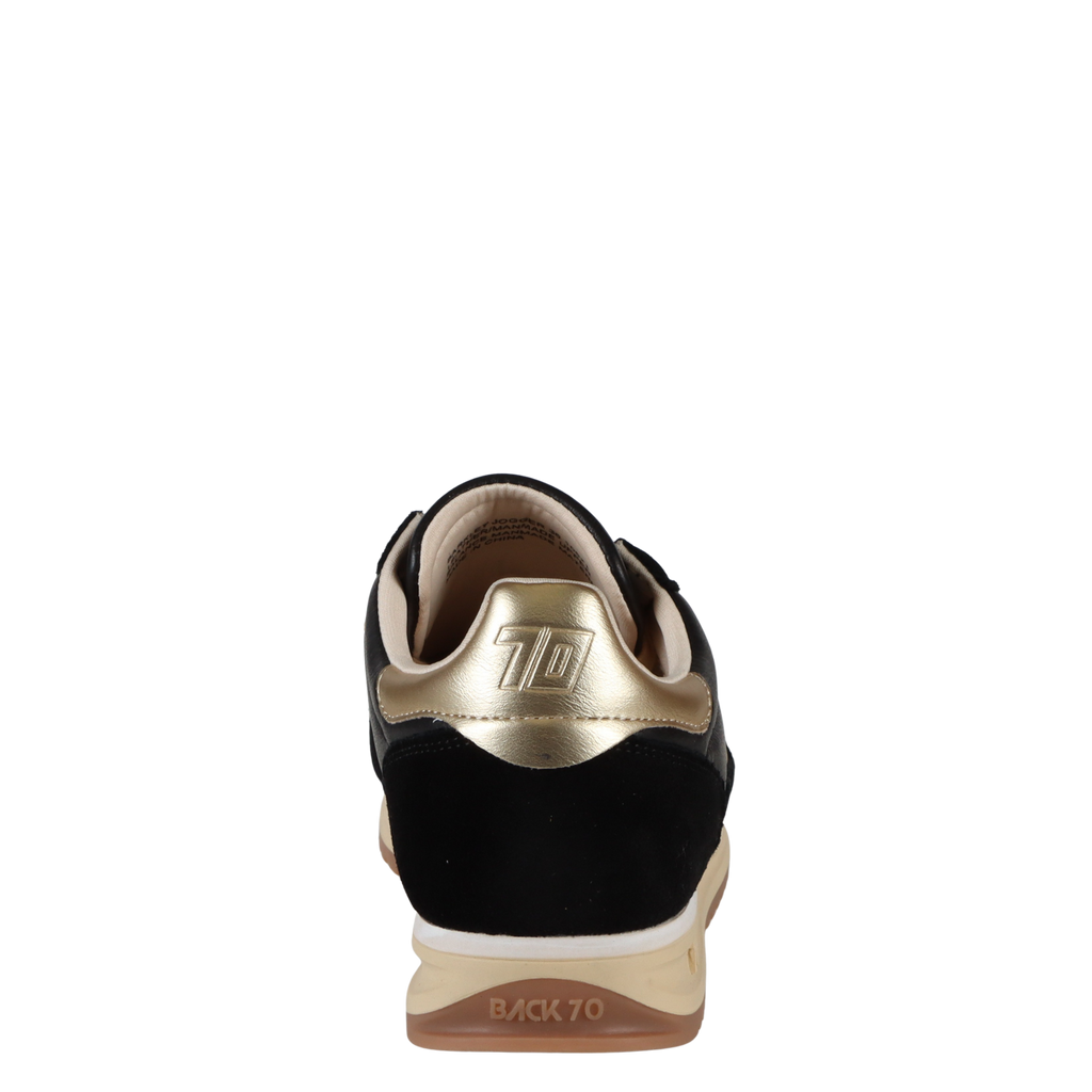 BACK 70 - JOGGER N in BLACK GOLD Sneakers