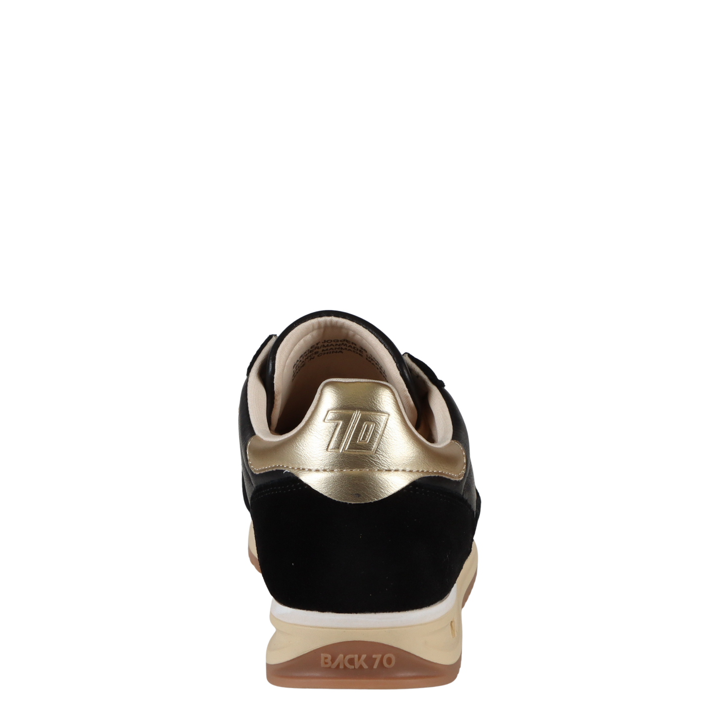 BACK 70 - JOGGER N in BLACK GOLD Sneakers
