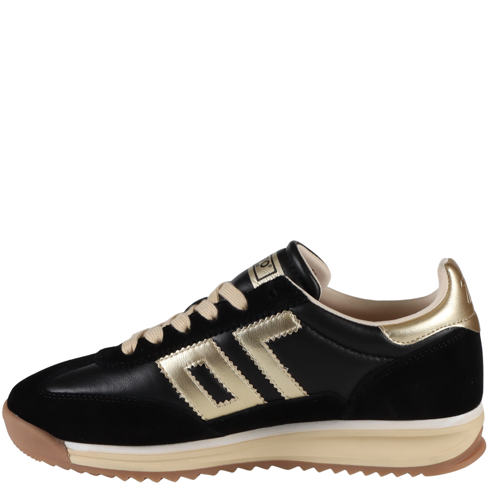 BACK 70 - JOGGER N in BLACK GOLD Sneakers