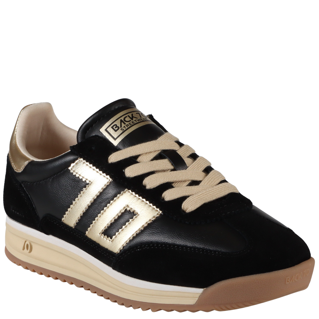 BACK 70 - JOGGER N in BLACK GOLD Sneakers