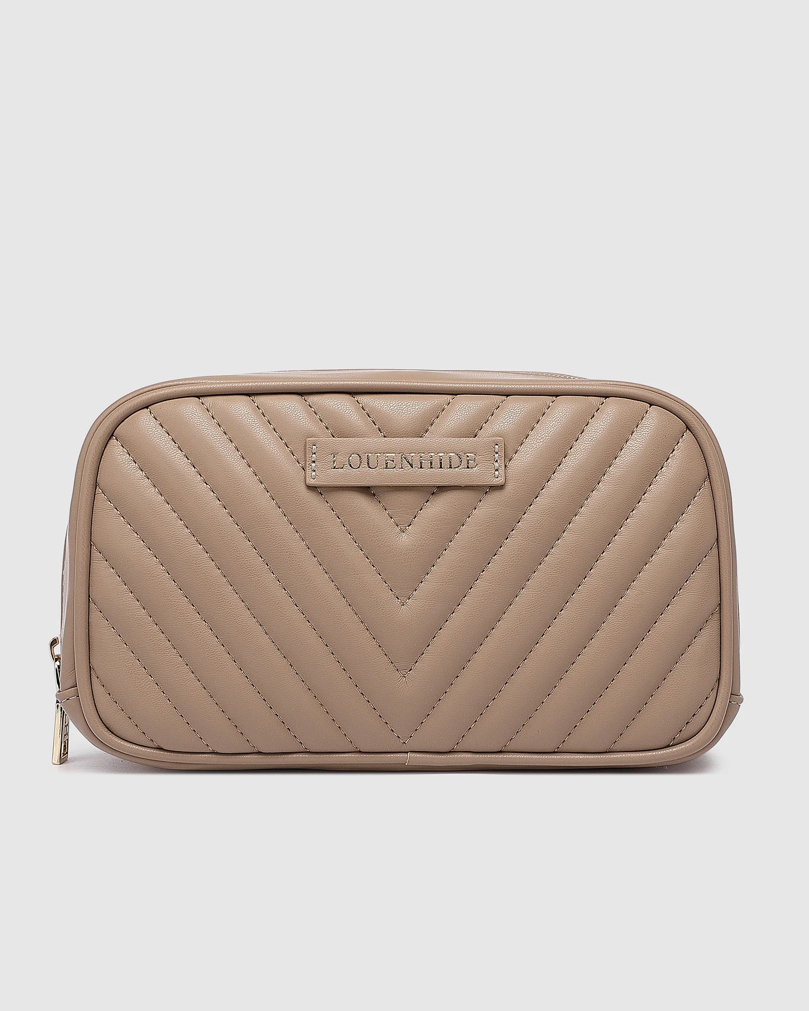 Lacey Quilted Makeup Bag | LOUENHIDE