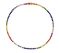 Rainbow Tennis Necklace | ACCESSORY CONCIERGE