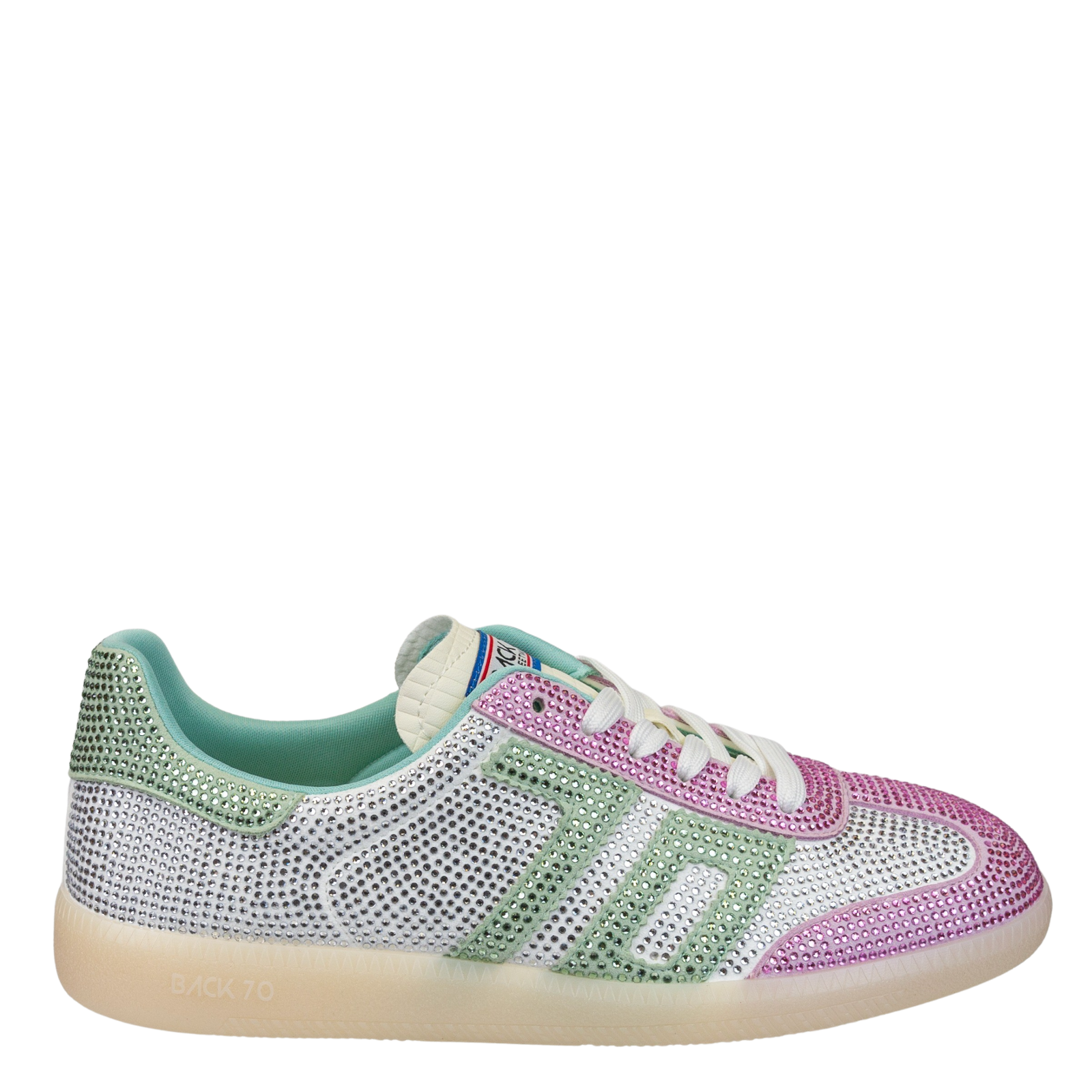 BACK 70 - SIRIO 2506 in PINK LIGHT GREEN Sneakers