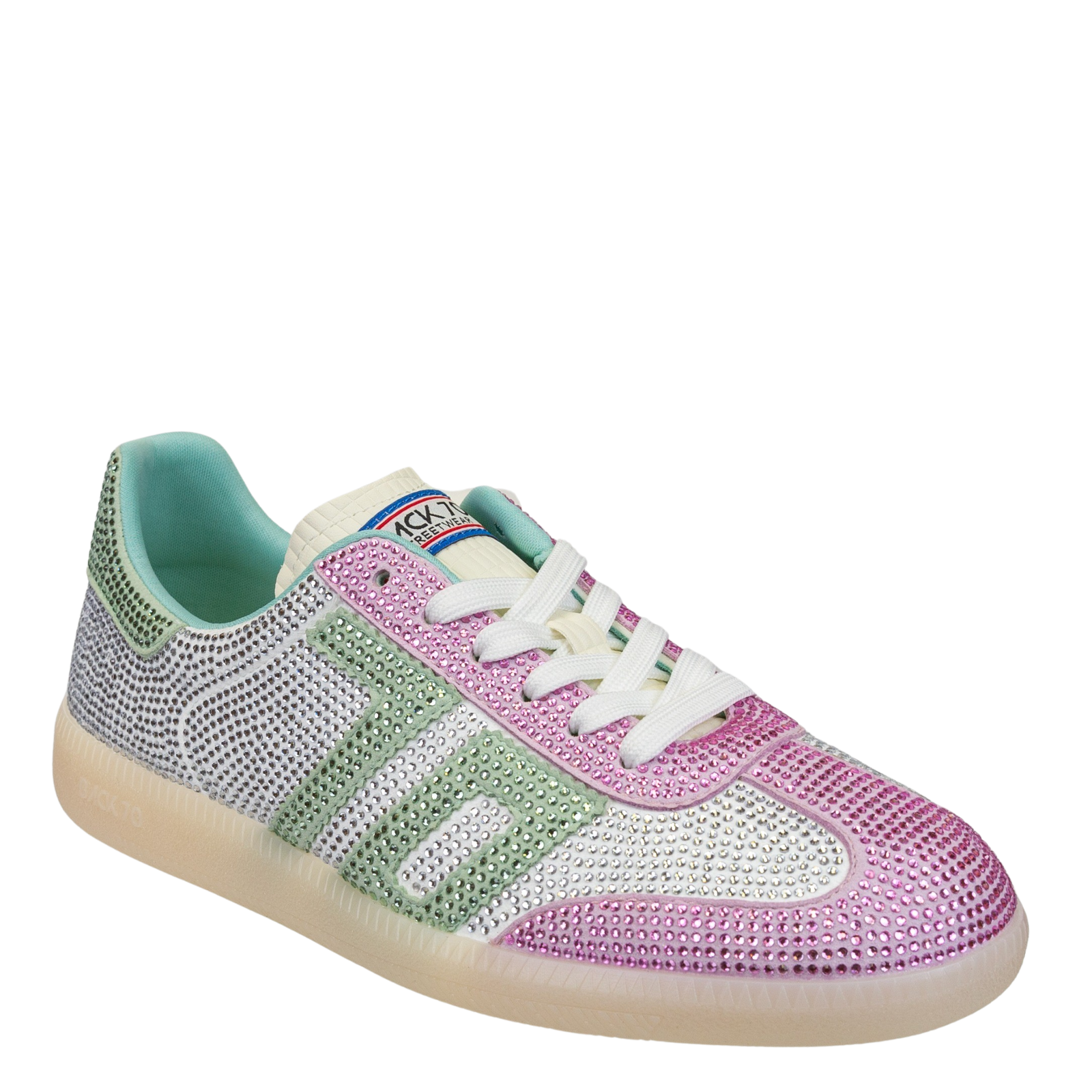 BACK 70 - SIRIO 2506 in PINK LIGHT GREEN Sneakers