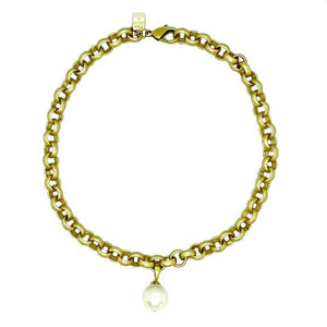 Turkish Gold Choker w/ Pearl Drop | GIRL WITH A PEARL