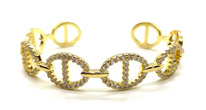 AC Pave Bit Cuff  | ACCESSORY CONCIERGE