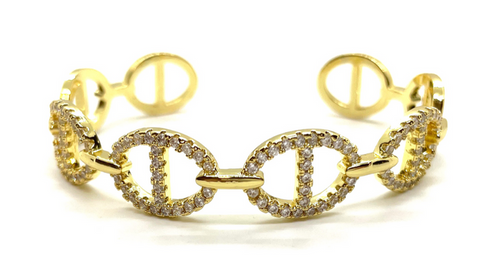 AC Pave Bit Cuff  | ACCESSORY CONCIERGE