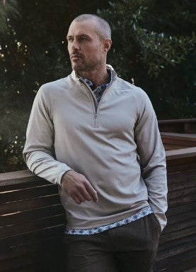 A Game 1/4 Zip Pullover | 7 DIAMONDS Mens