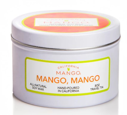 8oz Tin Candle | CALIFORNIA MANGO